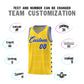 Custom Gold Side Blocks Sports Uniform Basketball Jersey Limited