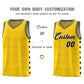 Custom Gold Side Blocks Sports Uniform Basketball Jersey Limited