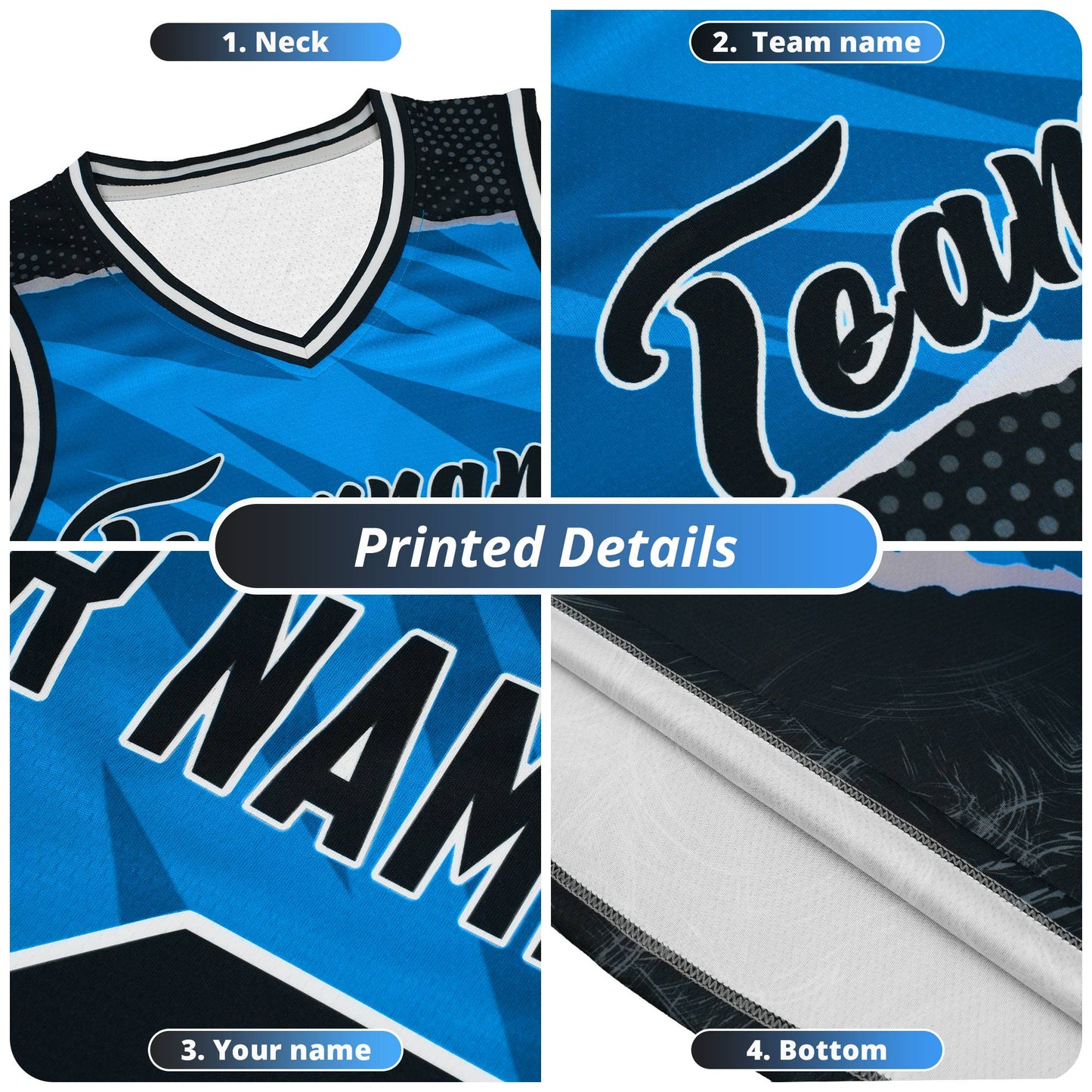 Custom White Royal Graffiti Pattern Fluids Style Sports Uniform Basketball Jersey Sets Limited