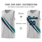 Custom Gray Diagonal Pinstripe Pattern Color Block Sports Uniform Basketball Jersey Limited
