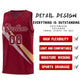 Custom Crimson Diagonal Pinstripe Pattern Color Block Sports Uniform Basketball Jersey Limited
