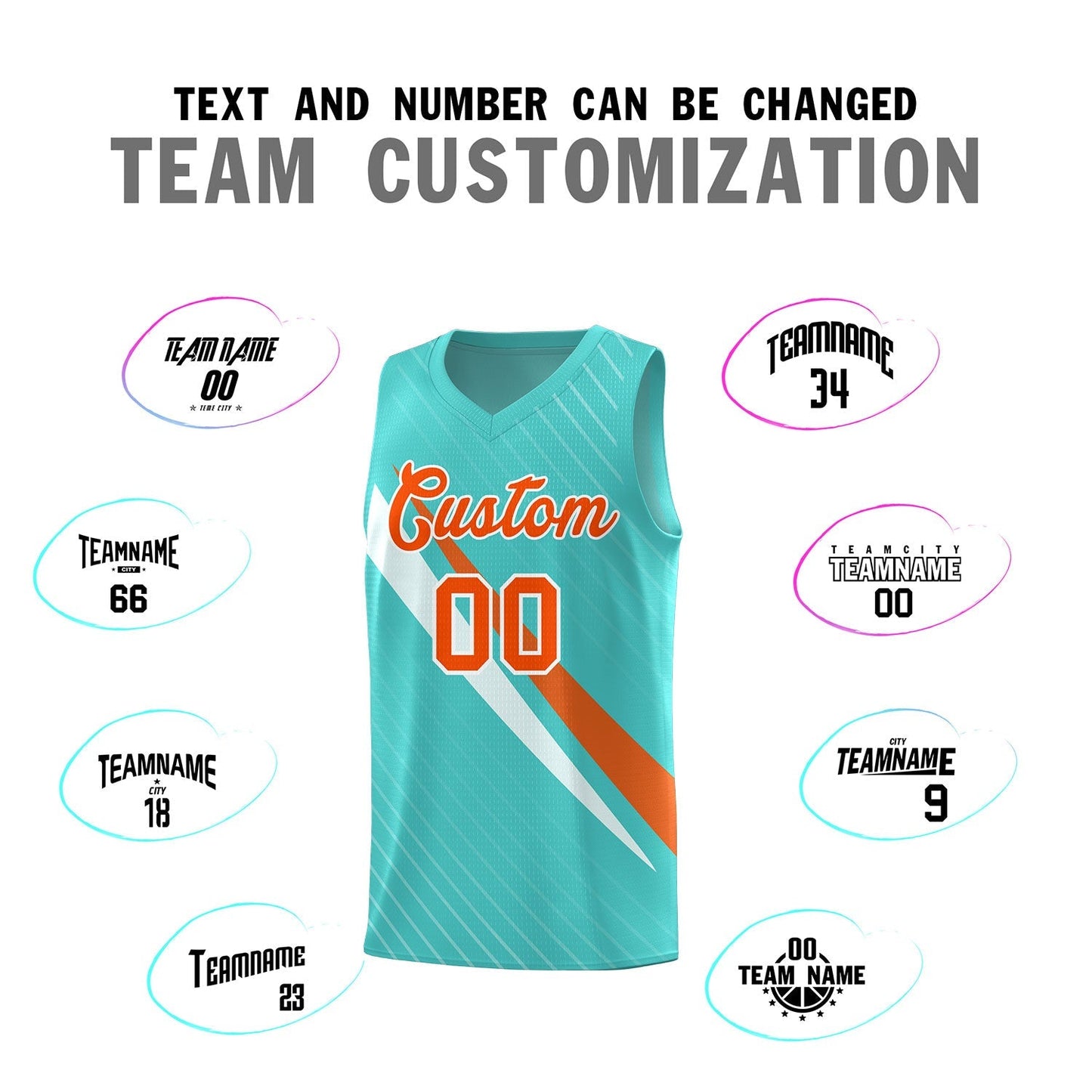 Custom Bright Green Diagonal Pinstripe Pattern Color Block Sports Uniform Basketball Jersey Limited