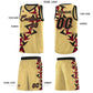 Custom Khaki Boomerang Pattern Sets Basketball Jersey Limited