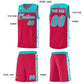 Custom Red Side Pattern Sports Uniform Basketball Jersey Limited