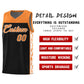 Custom Black Side Pattern Sports Uniform Basketball Jersey Limited