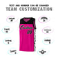Custom Red Side Pattern Sports Uniform Basketball Jersey Limited