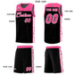 Custom Black Side Pattern Sports Uniform Basketball Jersey Limited