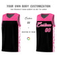Custom Black Side Pattern Sports Uniform Basketball Jersey Limited