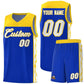 Custom Royal Side Pattern Sports Uniform Basketball Jersey