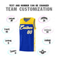 Custom Royal Side Pattern Sports Uniform Basketball Jersey Limited