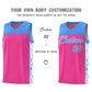 Custom Pink Side Pattern Sports Uniform Basketball Jersey Limited
