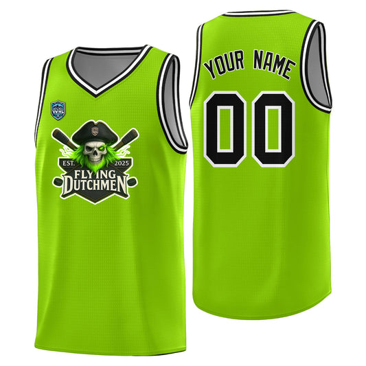 VVHL Neon Green S7-Flying-Dutchmen Tops Basketball Jersey