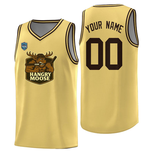 VVHL Khaki S7-HANGRY-MOOSE Tops Basketball Jersey