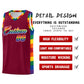 Custom Crimson LGBT Rainbow For Pride Month Sports Uniform Basketball Jersey Limited