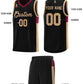 Custom Black Old Gold-Crimson Side Two-Tone Classic Sports Uniform Basketball Jersey Limited