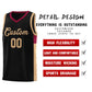 Custom Black Old Gold-Crimson Side Two-Tone Classic Sports Uniform Basketball Jersey Limited
