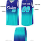 Custom Royal Bright Green Gradient Fashion Sets Sports Uniform Basketball Jersey Limited