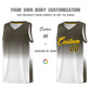 Custom Olive White Gradient Fashion Sets Sports Uniform Basketball Jersey Limited