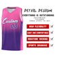 Custom Pink Purple Gradient Fashion Sets Sports Uniform Basketball Jersey Limited