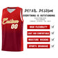 Custom Red Crimson Gradient Fashion Sets Sports Uniform Basketball Jersey Limited