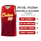 Custom Red Crimson Gradient Fashion Sets Sports Uniform Basketball Jersey Limited
