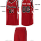 Custom Red Arrow Graffiti Pattern Sports Uniform Basketball Jersey Limited