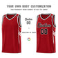 Custom Red Arrow Graffiti Pattern Sports Uniform Basketball Jersey Limited