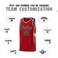 Custom Red Arrow Graffiti Pattern Sports Uniform Basketball Jersey Limited