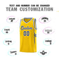 Custom Gold Arrow Graffiti Pattern Sports Uniform Basketball Jersey Limited