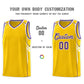 Custom Gold Arrow Graffiti Pattern Sports Uniform Basketball Jersey Limited