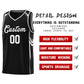 Custom Black Arrow Graffiti Pattern Sports Uniform Basketball Jersey Limited