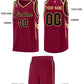 Custom Crimson Arrow Graffiti Pattern Sports Uniform Basketball Jersey Limited