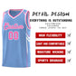 Custom Light Blue Arrow Graffiti Pattern Sports Uniform Basketball Jersey Limited