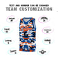 Custom Royal Orange-Black-White Personalized Camo Sets Sports Uniform Basketball Jersey Limited