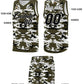 Custom Olive Black-White Personalized Camo Sets Sports Uniform Basketball Jersey Limited