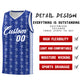Custom Royal White Star Graffiti Pattern Sets Sports Uniform Basketball Jersey Limited