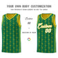 Custom Kelly Green Gold Star Graffiti Pattern Sets Sports Uniform Basketball Jersey Limited