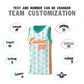 Custom White Aqua Star Graffiti Pattern Sets Sports Uniform Basketball Jersey Limited