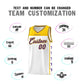 Custom White Purple Personalized Star Pattern Sports Uniform Basketball Jersey Limited
