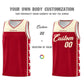 Custom Red Cream Personalized Star Pattern Sports Uniform Basketball Jersey Limited