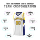 Custom White Navy Side Design Sets Sports Uniform Basketball Jersey Limited