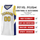 Custom White Navy Side Design Sets Sports Uniform Basketball Jersey Limited
