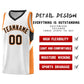 Custom White Black Side Design Sets Sports Uniform Basketball Jersey Limited