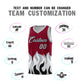 Custom Crimson Gray Hem Flame Pattern Fashion Sports Uniform Basketball jersey Limited