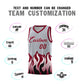 Custom Gray Crimson Hem Flame Pattern Fashion Sports Uniform Basketball jersey Limited
