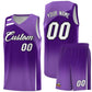 Custom Purple Purple Gradient Fashion Sets Sports Uniform Basketball Jersey