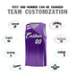 Custom Purple Purple Gradient Fashion Sets Sports Uniform Basketball Jersey Limited