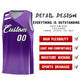 Custom Purple Purple Gradient Fashion Sets Sports Uniform Basketball Jersey Limited