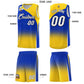 Custom Royal Gold Gradient Fashion Sets Sports Uniform Basketball Jersey Limited