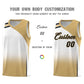 Custom White Old Gold Gradient Fashion Sets Sports Uniform Basketball Jersey Limited